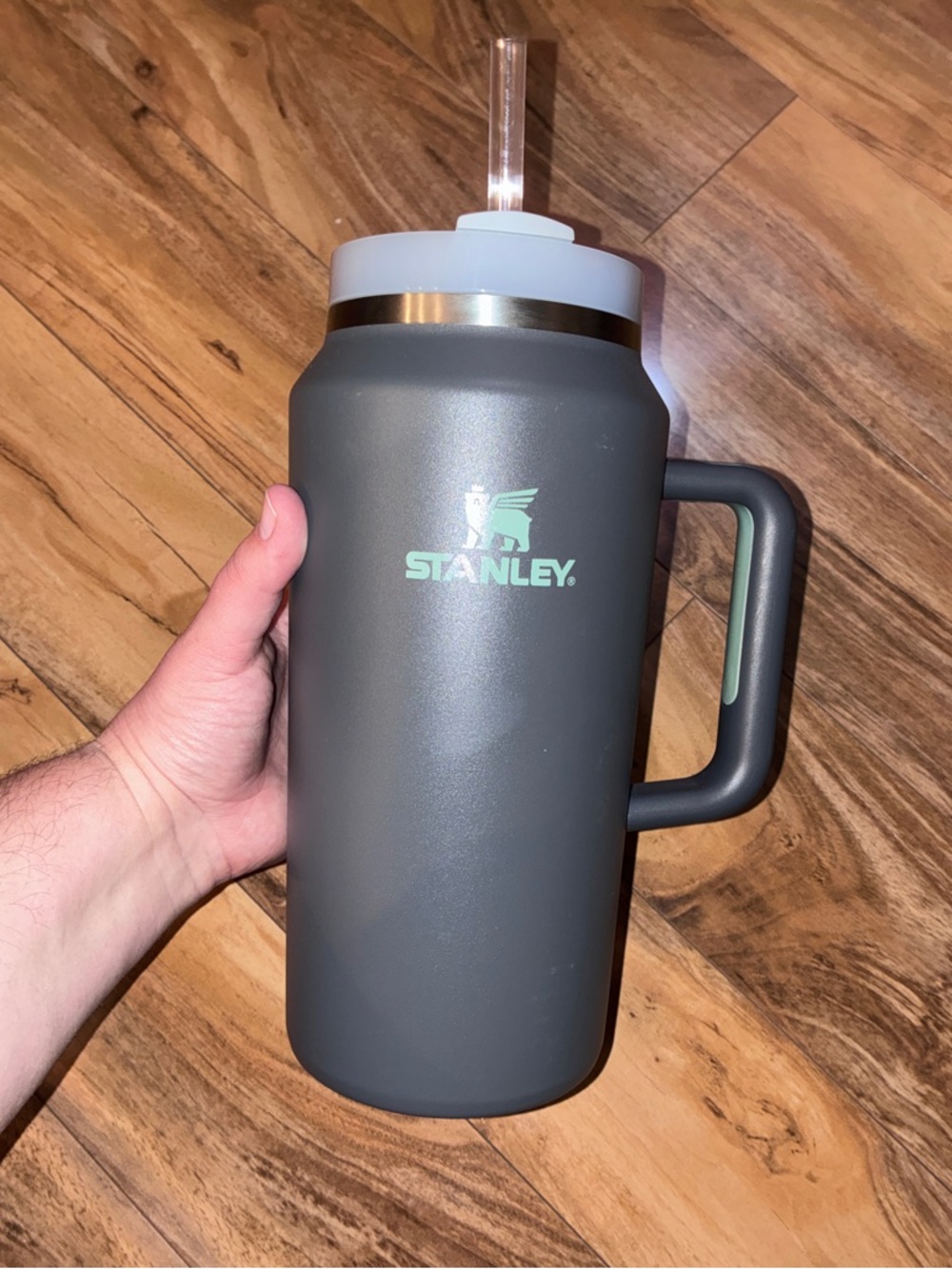 Stanley 64 oz Tumbler-  The Quencher H2.0 Flowstate, gray